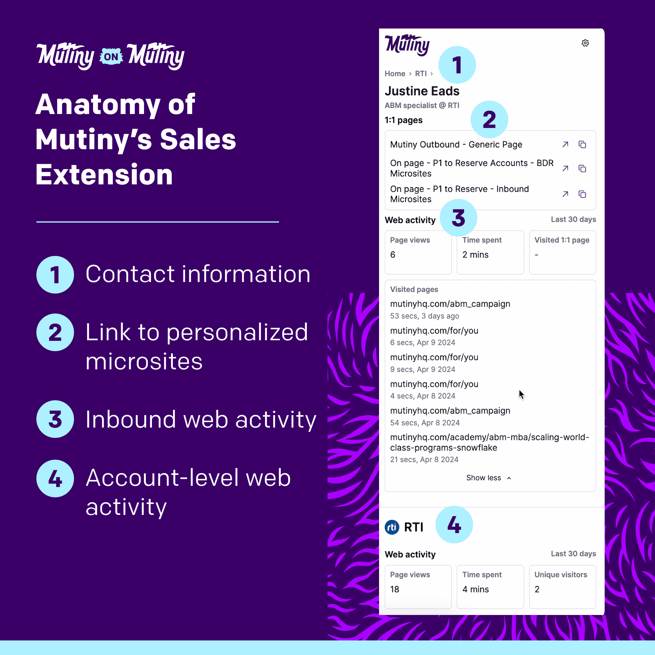 Mutiny sales extension example